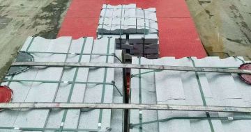 马鞍山 芝麻白仿形加直形路沿石出货日常