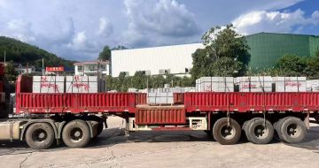 马鞍山 芝麻灰花岗岩地铺石出货日常