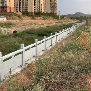 马鞍山 白麻河道栏杆效果展示图