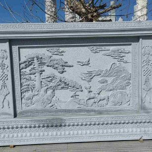 马鞍山 芝麻白大型照壁，屏风，影壁