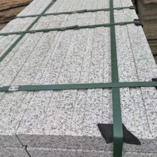 马鞍山 白麻花岗岩直行盲道石，盲条，地铺石