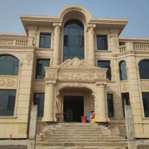 马鞍山 黄金麻花岗岩别墅外墙干挂