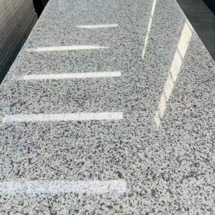 马鞍山 白麻花岗岩光面毛板