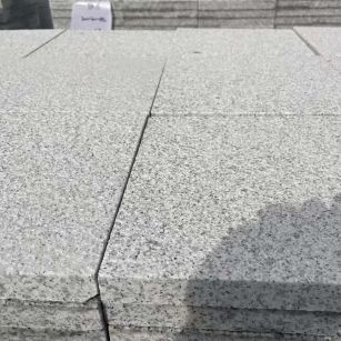 马鞍山 白麻花岗岩石材推荐 荔枝面地铺石