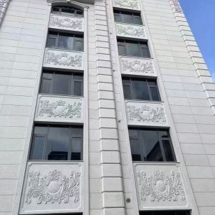 马鞍山 白麻荔枝面花岗岩别墅外墙干挂