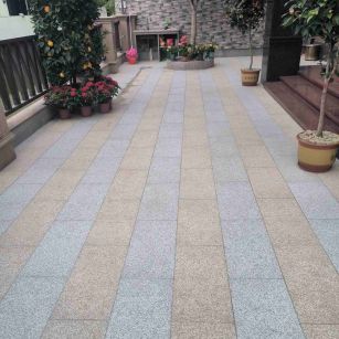 马鞍山 黄金麻白麻荔枝面庭院铺装展示