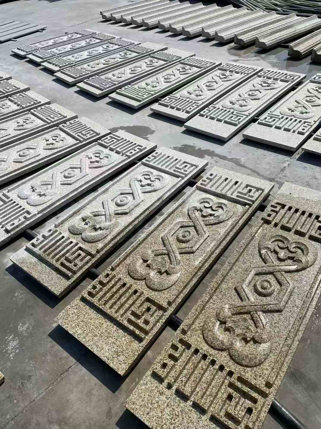 马鞍山 黄金麻花岗岩外墙雕刻板