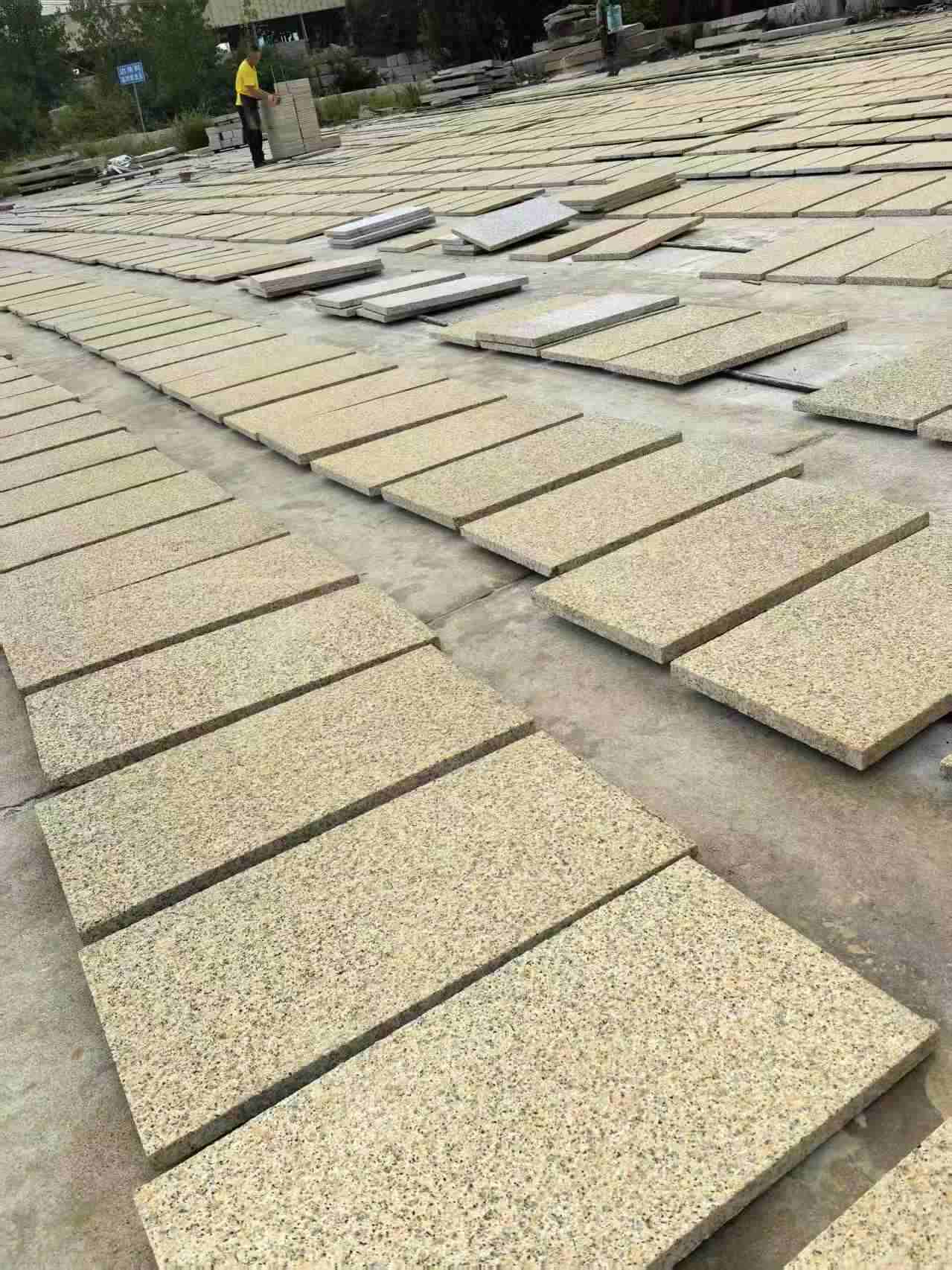 马鞍山 黄金麻荔枝地铺石面排板