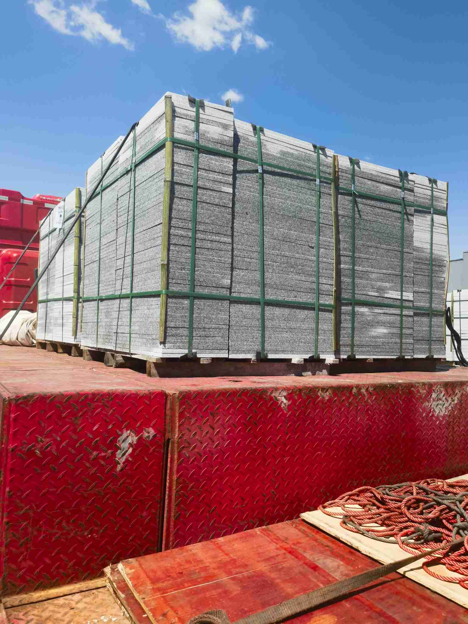 马鞍山 芝麻白火烧规格板地铺石300*600/600*600