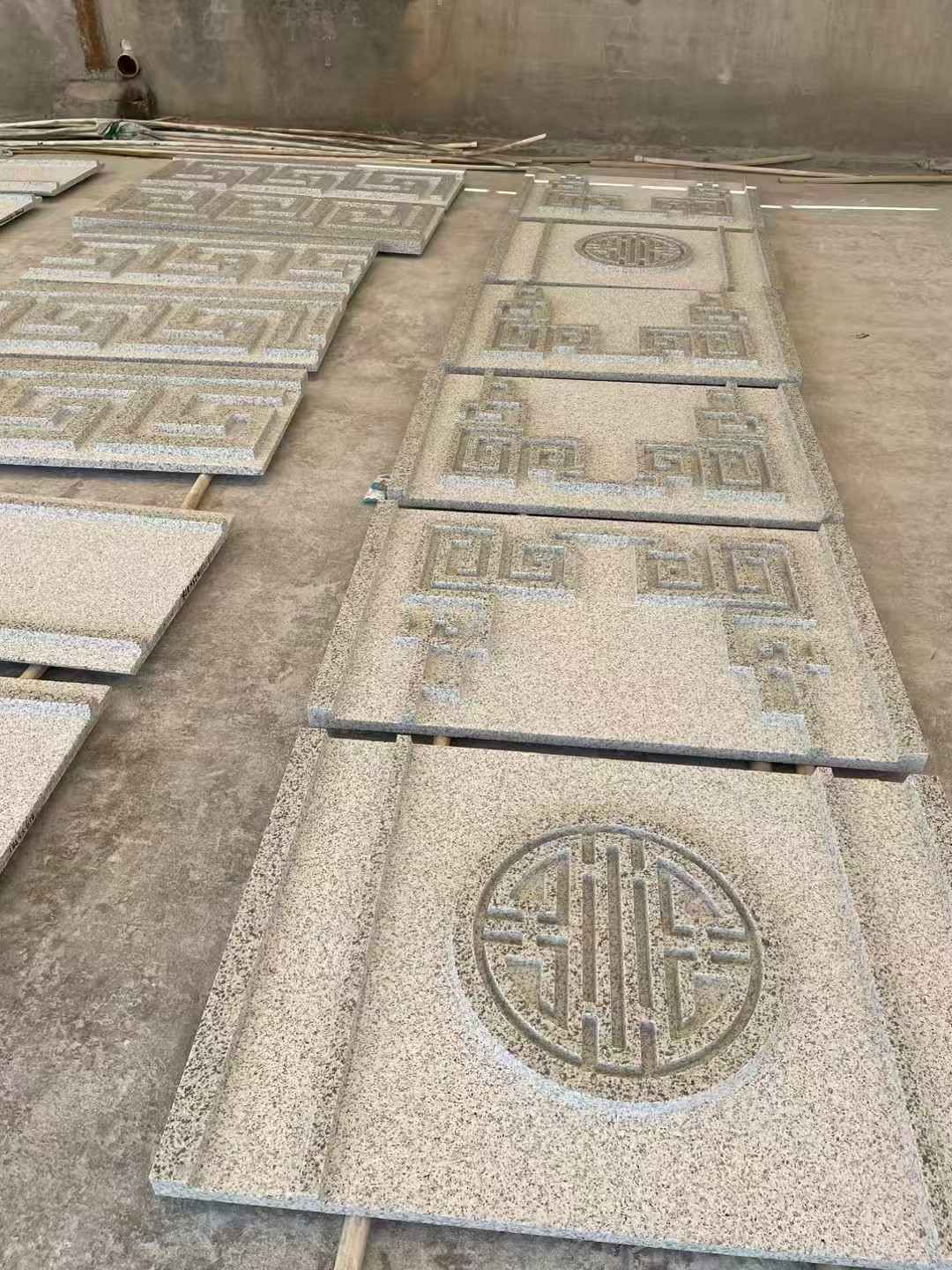 马鞍山 白麻花岗岩外墙立面雕刻板