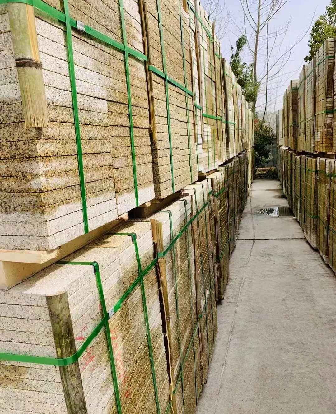 马鞍山 黄金麻花岗岩荔枝面地铺石