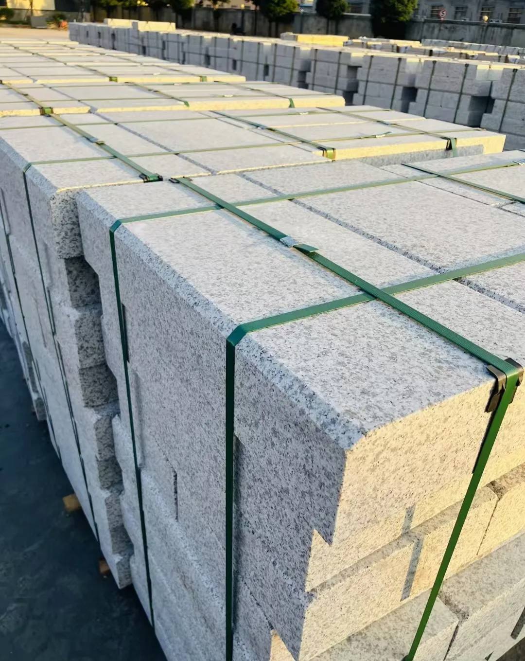 马鞍山 白麻花岗岩路沿石，马路牙子，路缘石，平石，立缘石等