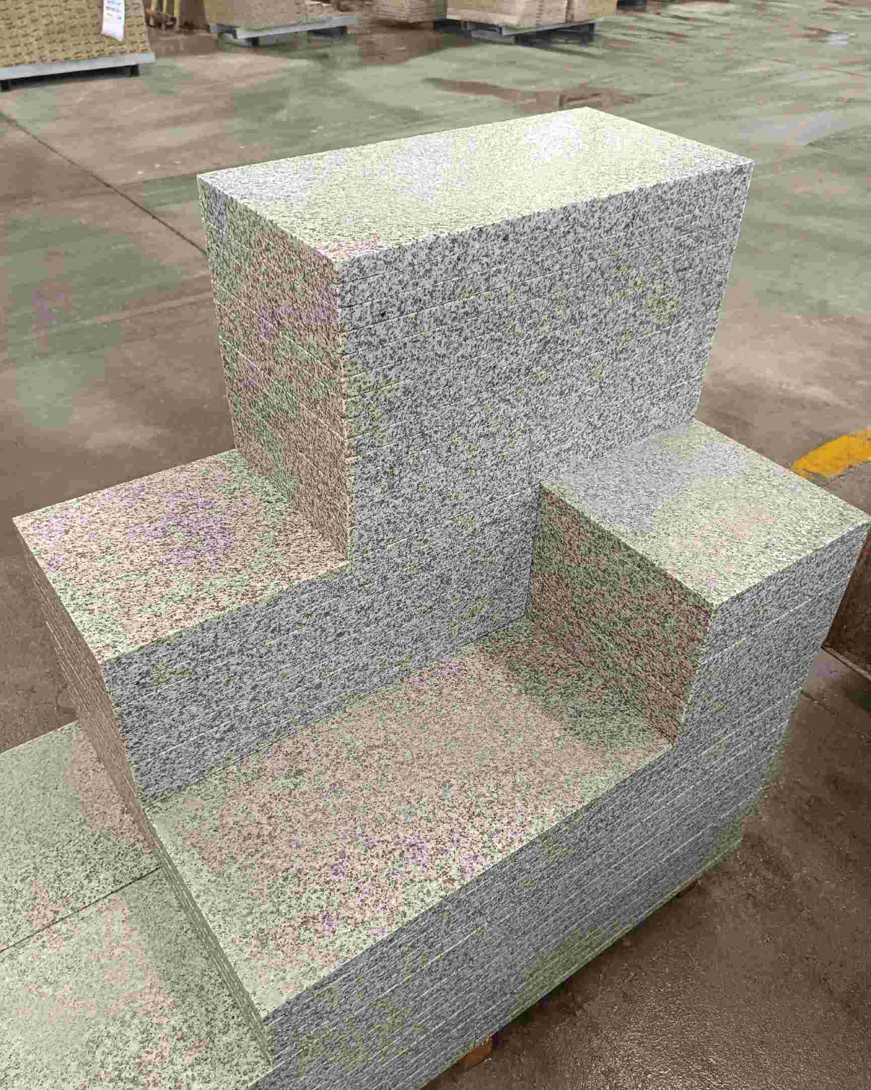 马鞍山 白麻花岗岩荔枝面地铺石