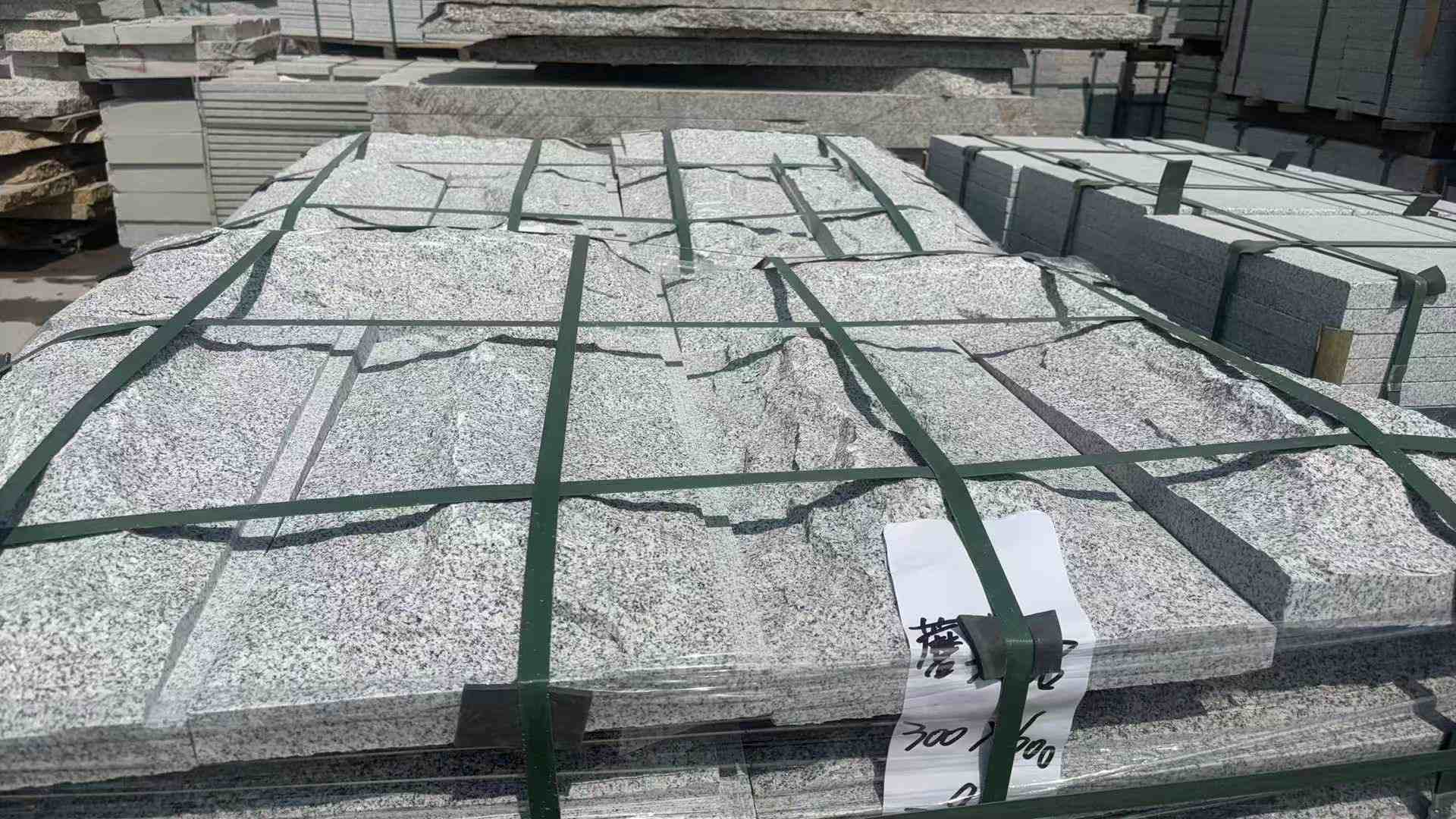 马鞍山 芝麻白蘑菇石成品